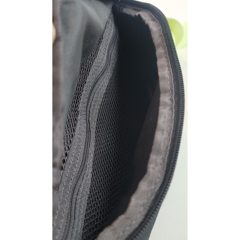 Nike Heritage Hip Pack Waist Bag Black Volt Green Adjustable Strap BA5750-015 - Picture 4 of 7